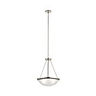Kichler 52393NI 3-Lights Brushed Nickel 75W Inverted Pendant
