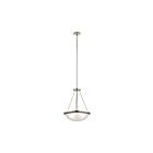 Kichler 52393NI 3-Lights Brushed Nickel 75W Inverted Pendant