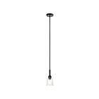 Kichler Aivian 52399BK 1-Light 75W Black Mini Pendant
