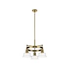 Kichler 52403BNB 5-Lights Brushed Brass Chandelier