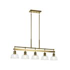 Kichler 52404BNB 5-Lights Brushed Brass Chandelier