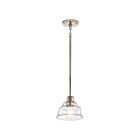 Kichler 52405PN 1-Light Polished Nickel 75W Mini Pendant