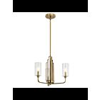 Kichler 52410BNB 3-Lights Brushed Natural Brass 60W 1-Tier Chandelier