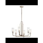 Kichler 52411PN 6-Lights Polished Nickel 60W 1-Tier Chandelier