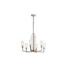 Kichler 52411PN 6-Lights Polished Nickel 60W 1-Tier Chandelier