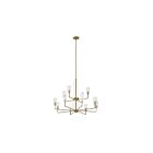 Kichler 52412BNB 12-Lights Brushed Natural Brass 60W 2-Tier Chandelier