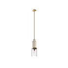 Kichler 52414BNB 1-Light Brushed Natural Brass 60W Mini Pendant