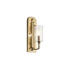 Kichler 52415BNB 1-Light Brushed Natural Brass 60W Wall Sconce