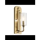 Kichler 52415BNB 1-Light Brushed Natural Brass 60W Wall Sconce