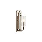 Kichler 52415PN 1-Light Polished Nickel 60W Wall Sconce