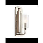 Kichler 52415PN 1-Light Polished Nickel 60W Wall Sconce