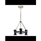 Kichler 52417BKLED 6-Lights Black LED Round Chandelier