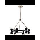 Kichler 52418BKLED 12-Lights Black LED Round Chandelier