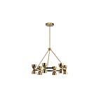 Kichler 52418BNBLED 12-Lights Brushed Natural Brass LED Round Chandelier