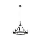 Kichler Emmala 52420BK 6-Lights 360W Black Chandelier