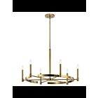 Kichler 52427BNB 6-Lights Brushed Natural Brass 60W Round Chandelier