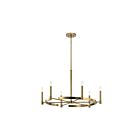 Kichler 52427BNB 6-Lights Brushed Natural Brass 60W Round Chandelier
