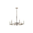 Kichler 52427PN 6-Lights Polished Nickel 60W Round Chandelier