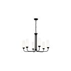 Kichler Truby 52480BK 6-Lights 300W Black Chandelier