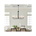 Kichler Truby 52481BK 9-Lights 450W Black Chandelier