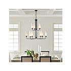 Kichler Truby 52482BK 9-Lights 50W Black Chandelier