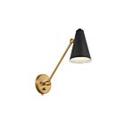 Kichler 52485NBRB Natural Brass & Black Wall Sconce
