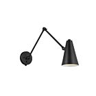 Kichler 52486BKB Sylvia 1-Light Black 13W Wall Sconce