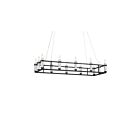 Kichler 52492BK 12-Lights Black 720W Cord Chandelier