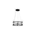 Kichler 52493BK 3-Lights Black 180W Cord Chandelier