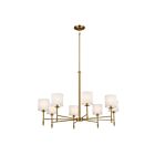 Kichler 52502BNB 8-Lights Brushed Natural Brass 320W Chandelier