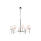 Kichler 52502PN 8-Lights Polished Nickel 320W Chandelier