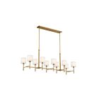 Kichler 52503BNB 10-Lights Brushed Natural Brass 400W Chandelier