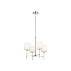 Kichler 52504PN 4-Lights Polished Nickel 160W Chandelier