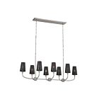 Kichler 52510CLP 8-Lights Classic Pewter 480W Chandelier