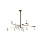 Kichler 52533CPZWH 12-Lights Champagne Bronze and White 66W Chandelier