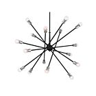 Kichler 52537BK 16-Lights Black 960W Chandelier