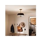 Kichler 52542BK 3-Lights Black 180W Pendant