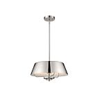 Kichler 52542PN 3-Lights Polished Nickel 180W Flush Mount