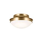 Kichler 52544BNB 2-Lights Brushed Natural Brass 120W Flush Mount