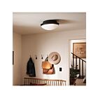 Kichler 52545BK 3-Lights Black 180W Flush Mount