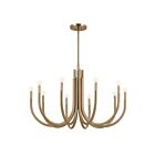 Kichler 52551CPZ 10-Lights Champagne Bronze 600W Chandelier