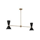Kichler 52569CPZBK 4-Lights Champagne Bronze and Black 240W Chandelier