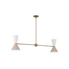 Kichler 52569CPZGRG 4-Lights Champagne Bronze and Greige 240W Chandelier