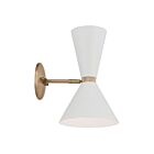 Kichler 52570CPZWH 2-Lights 60W Champagne Bronze Wall Sconce
