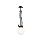 Kichler 52582BK 1-Light Black 100W Pendant 