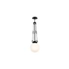 Kichler 52582BK 1-Light Black 100W Pendant 