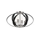 Kichler 52588PN 4-Ligjhts Polished Nickel 240W Flush Mount