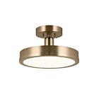 Kichler 52589CPZ 1-Light Champagne Bronze 48W Semi Flush Mount