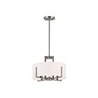 Kichler 52591CLP 4-Lights Classic Pewter 100W Semi Flush Mount