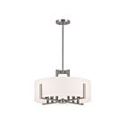 Kichler 52592CLP 8-Lights Classic Pewter 200W Semi Flush Mount